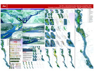 Aw Top 50 in internartional urban planning competition 2011
“Concept of reservation and development of Kyiv”, Islands, Ucraina, Ukraina
Aw
 