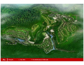 P: Song Đa L: Hoa Bình T: The detailed plan of 1/500 scalePn
 