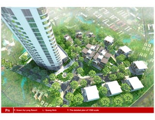 P: Green Hạ Long Resort L: Quang Ninh T: The detailed plan of 1/500 scalePn
 