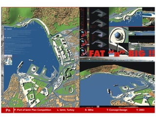 P: Port of Izmir Plan Competition L: Izmir, Turkey S: 50ha T: Concept Design Y: 2003Pn
 