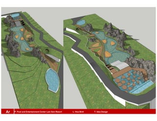 P: Pool and Entertainment Center Lam Sơn Resort L: Hoa Binh T: Idea DesignAr
 