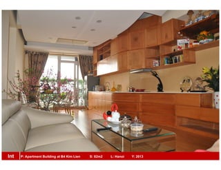 P: Apartment Building at B4 Kim Lien S: 82m2 L: Hanoi Y: 2013Int
 
