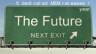 EUGAP#34 | Commercial in confidence | May 2015 | Page 39
5 dedi cat ed M2M r el eases /
year
 