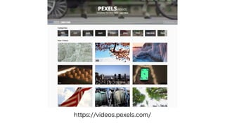 https://videos.pexels.com/
 