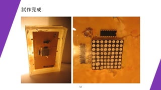 12
試作完成
 