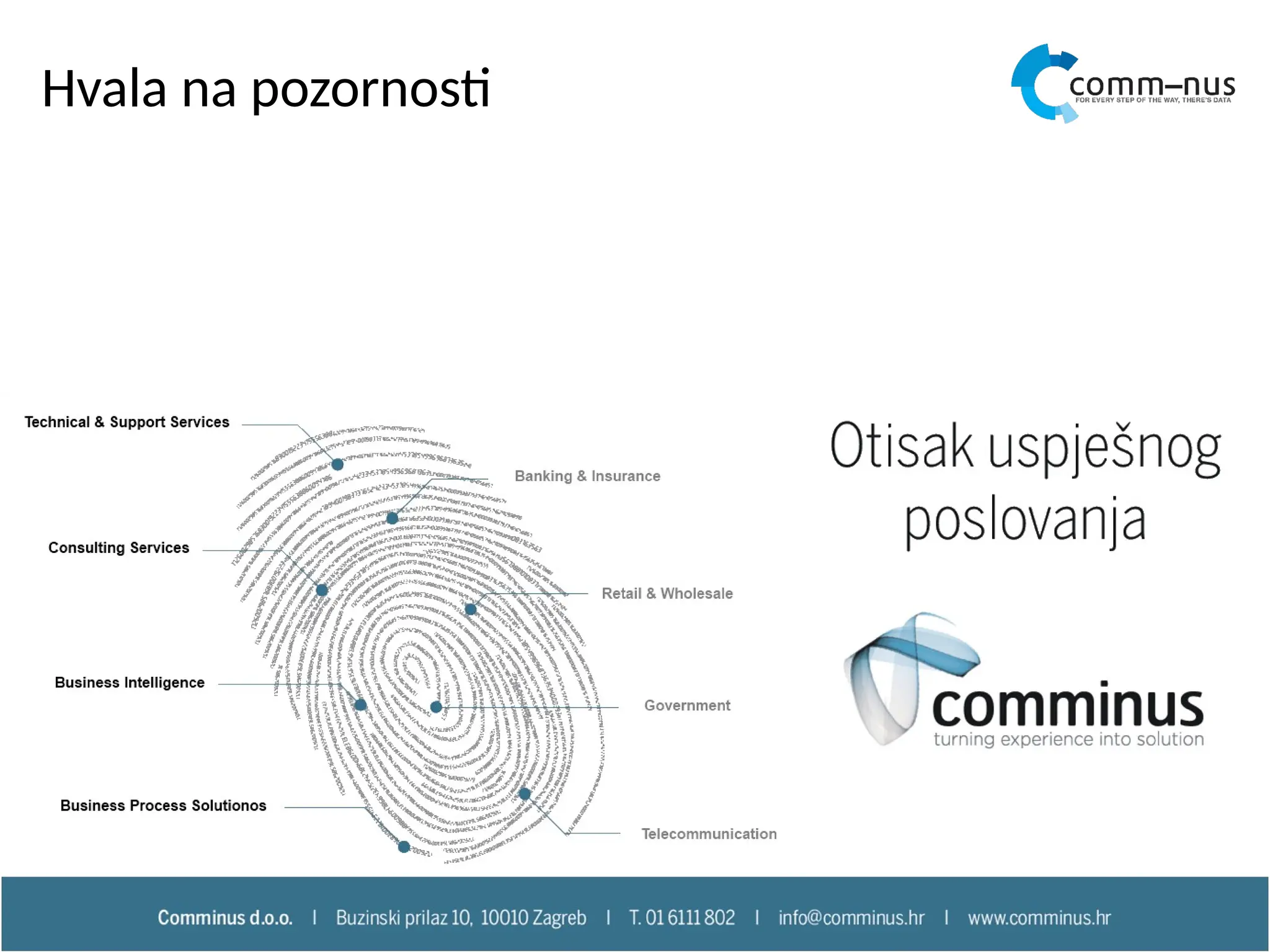 Copyright Comminus d.o.o.
23.11.2016.
Hvala na pozornosti
 