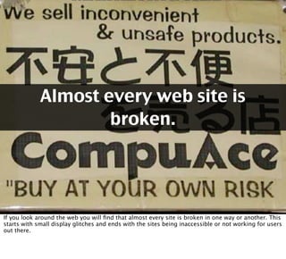 Professional web development with libraries