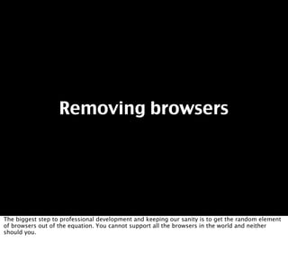 Professional web development with libraries