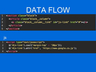 DATA FLOW
js
 