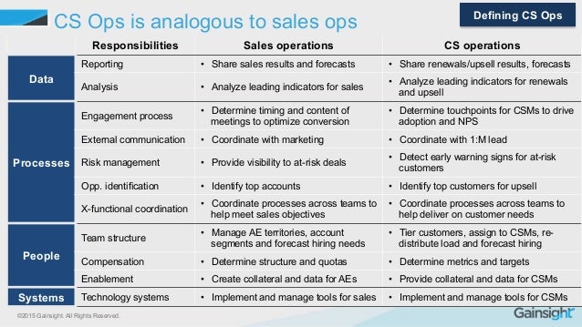 Sales Operations Org Chart