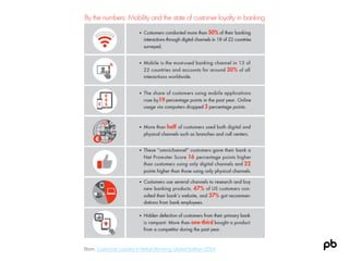 Bain, Customer Loyalty in Retail Banking: Global Edition 2014
 