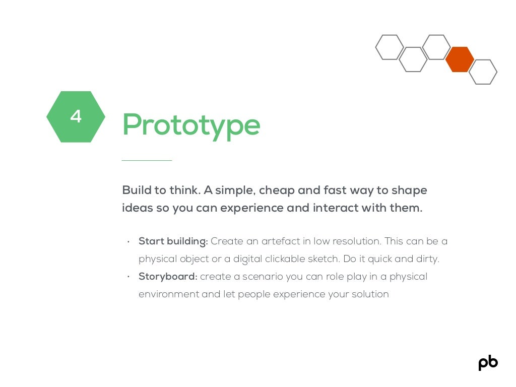 Prototype Build to think. A