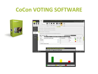 CoCon VOTING SOFTWARE
 