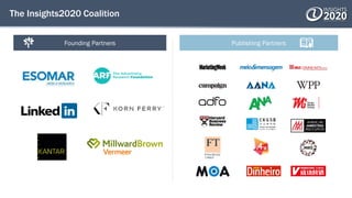 The Insights2020 Coalition
Founding Partners Publishing Partners
 