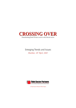 White Paper on Crossing Over
