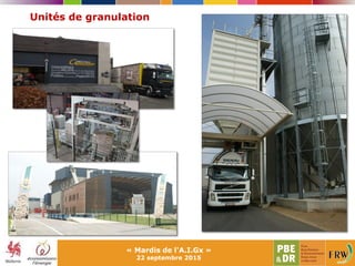 Unités de granulation
« Mardis de l'A.I.Gx »
22 septembre 2015
 