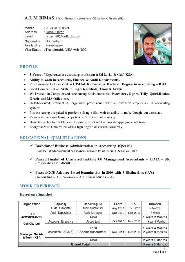 Accountant Rimaz Cv