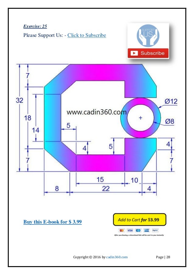 free cad exercises