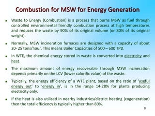 MSW to Energy - Ravi Kant | PPTX