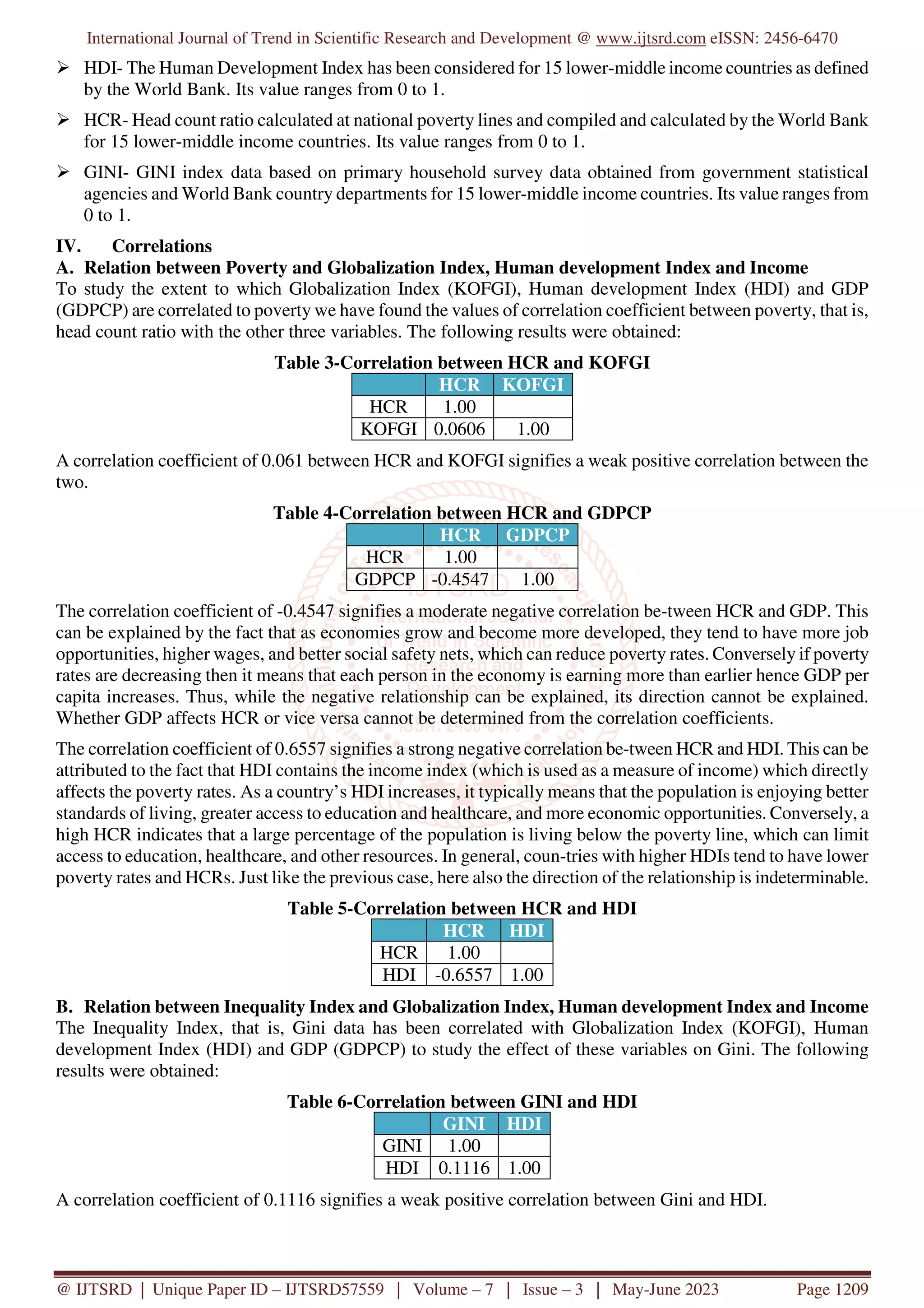 Globalisation and its Impact on Poverty and Inequality Case Study of ...