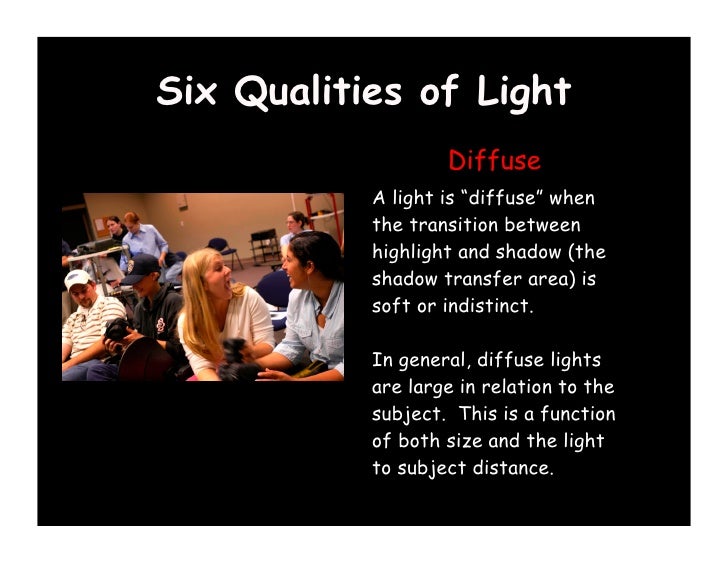 The Qualities of Light