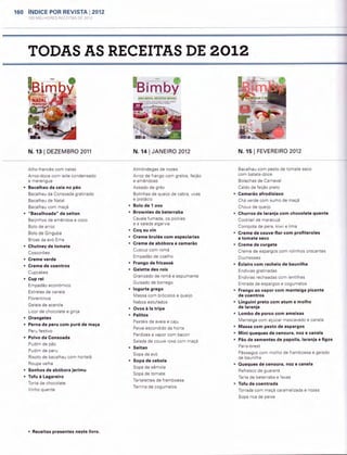 150 receitas - As melhores de 2012