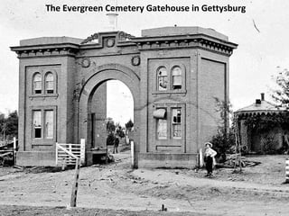 The Evergreen Cemetery Gatehouse in Gettysburg 