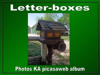 Letter-boxes Photos KA picasaweb album 