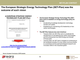 The European Strategic Energy Technology Plan (SET-Plan) | PDF
