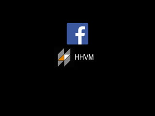 How HHVM works
PHP code
OpCache
Execute (VM)
Lexer + Parser
Compiler
JIT
Execute (Native)
 