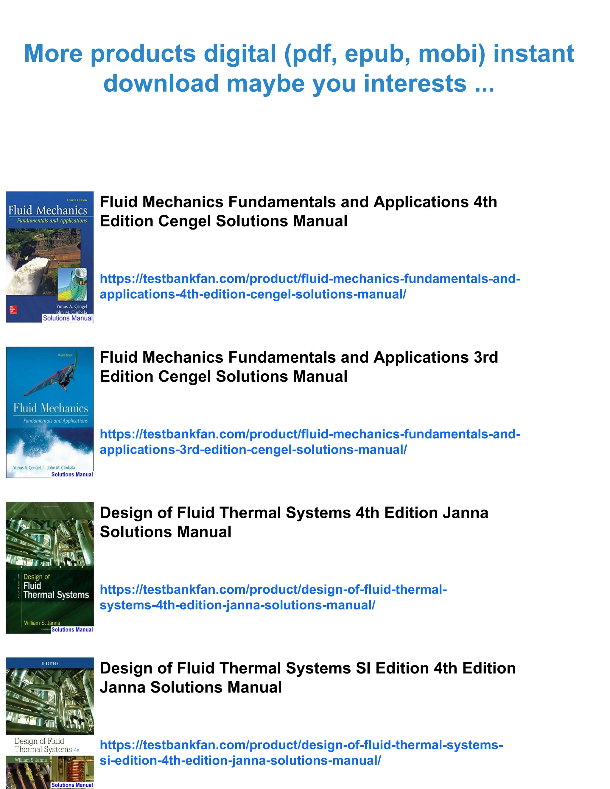 [FREE PDF sample] Fundamentals of Thermal Fluid Sciences 5th Edition ...