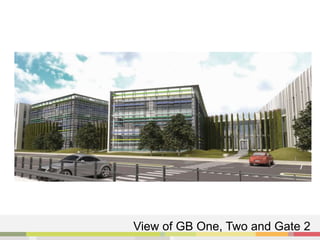 View of GB One, Two and Gate 2
 