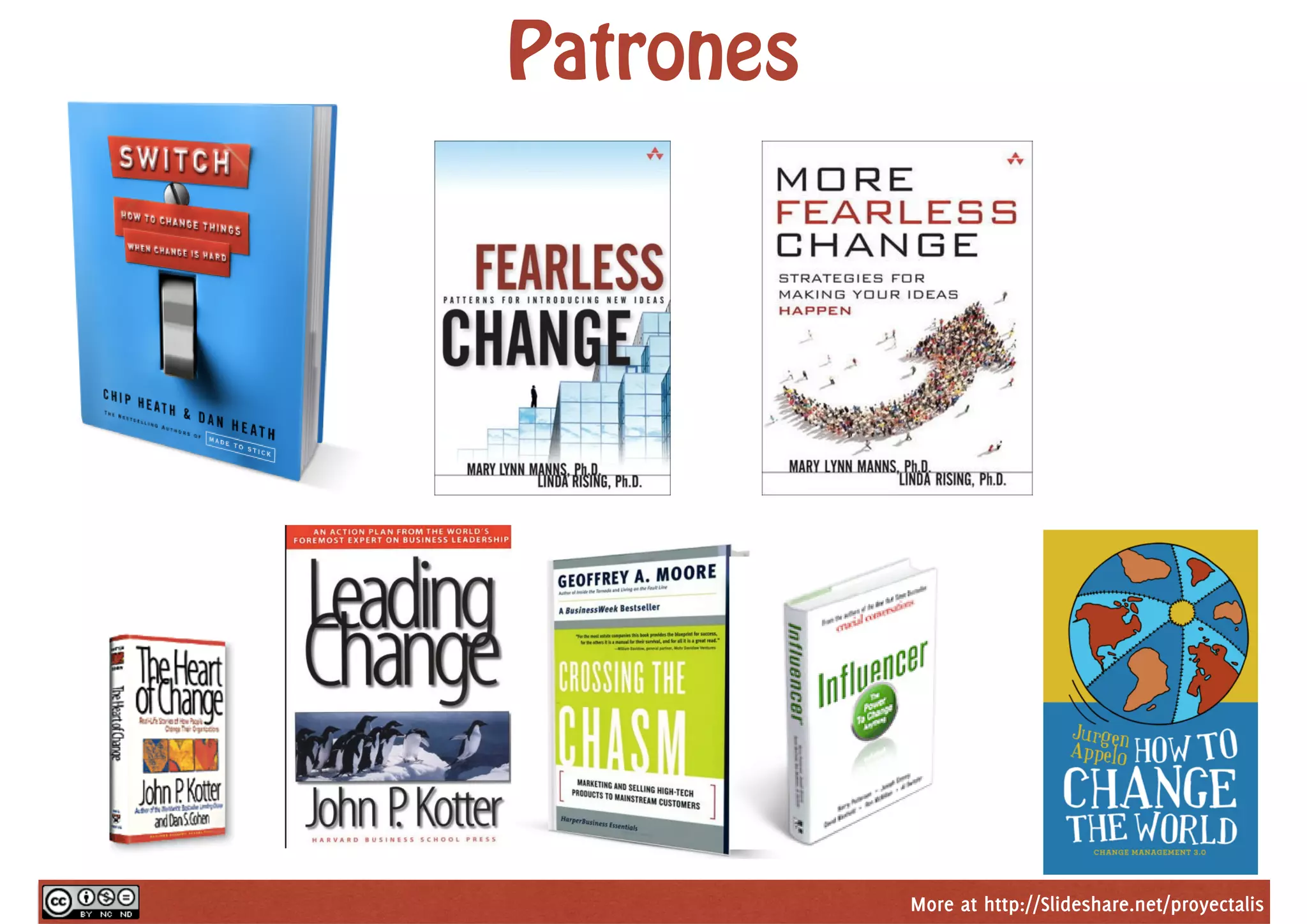 More at http://Slideshare.net/proyectalis
Patrones
 