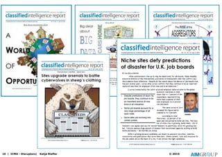 10 | ICMA - Disruptors| Katja Riefler © 2015
 