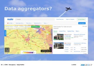 Data aggregators?
35 | ICMA - Disruptors| Katja Riefler © 2015
 