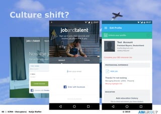 Culture shift?
40 | ICMA - Disruptors| Katja Riefler © 2015
 