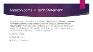 Presentation on amazon | PPTX