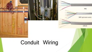 Conduit Wiring
 