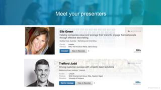 Meet your presenters
#TalentTrends 2
Meet your presenters
 