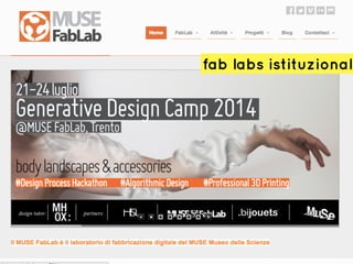 fab labs istituzionali
 