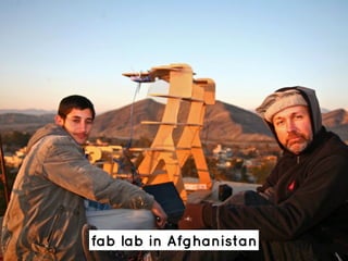 fab lab in Afghanistan
 