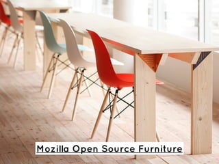 Mozilla Open Source Furniture
 
