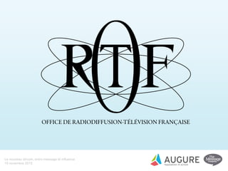 Le nouveau dircom, entre message et influence
19 novembre 2015
 