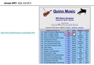 MP3 Library | PPT