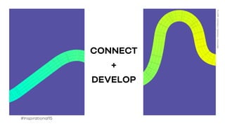 TEDx 2015
Títuloapartado
ConnectDevelopInnovate
CONNECT
+
DEVELOP
FLUOR:Connect+Develop+Innovate
#Inspirational15
 