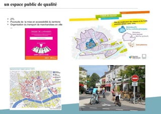_18
un espace public de qualité
> ZTL
> Poursuite de la mise en accessibilité du territoire
> Organisation du transport de marchandises en ville
,,,
 
