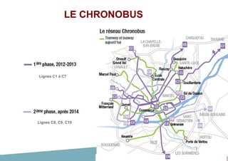25
LE CHRONOBUS
Lignes C8, C9, C10
Lignes C1 à C7
 