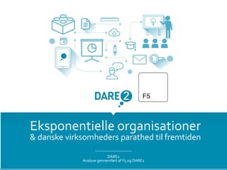Eksponentielle organisationer
& danske virksomheders parathed til fremtiden
DARE2
Analyse gennemført af F5 og DARE2
 