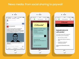 News media: from social sharing to paywall
 