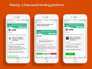 Peerby, a free social lending platform
 